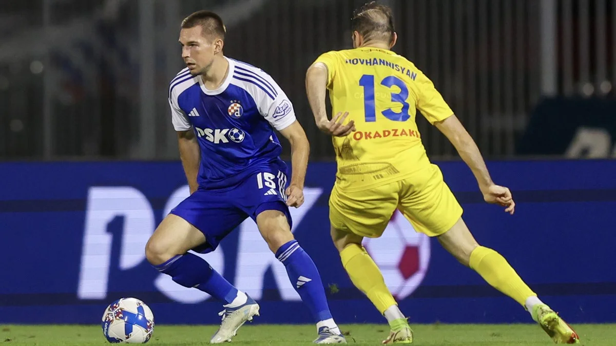 Богдан Михайліченко (ліворуч) / фото: ФК Динамо Загреб