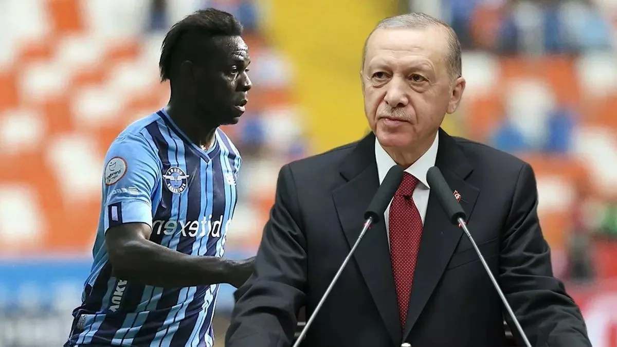 Марио Балотелли и Реджеп Эрдоган / aksam.com.tr