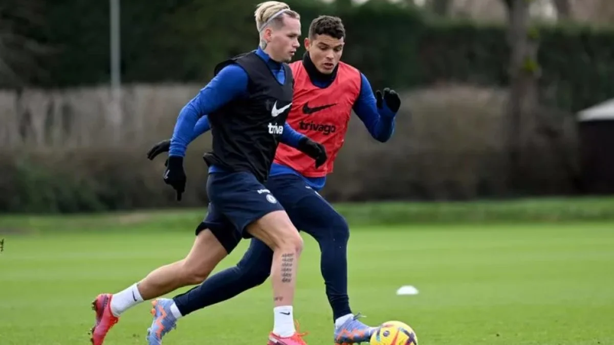 Михаил Мудрик на тренировке / фото: ФК Челси