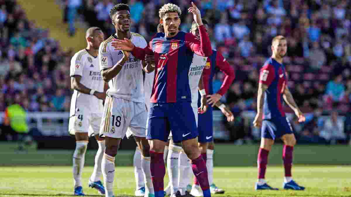 Лидер Барселоны возмущен отсутствием пенальти в ворота Реала: "Все могло завершиться 2:0"