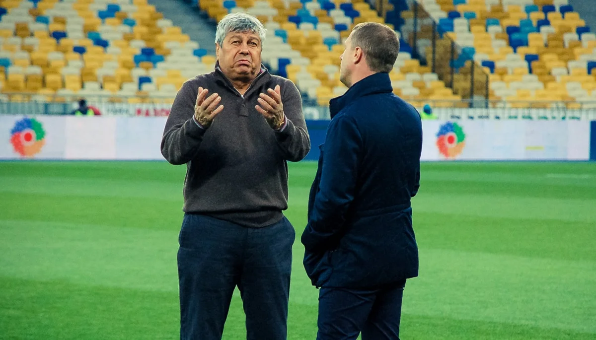 Мірча Луческу і Сергій Ребров / фото: Футбол 24