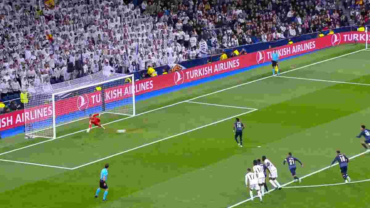 Лунин парировал пенальти для Реала в Лиге чемпионов – видео сейва
