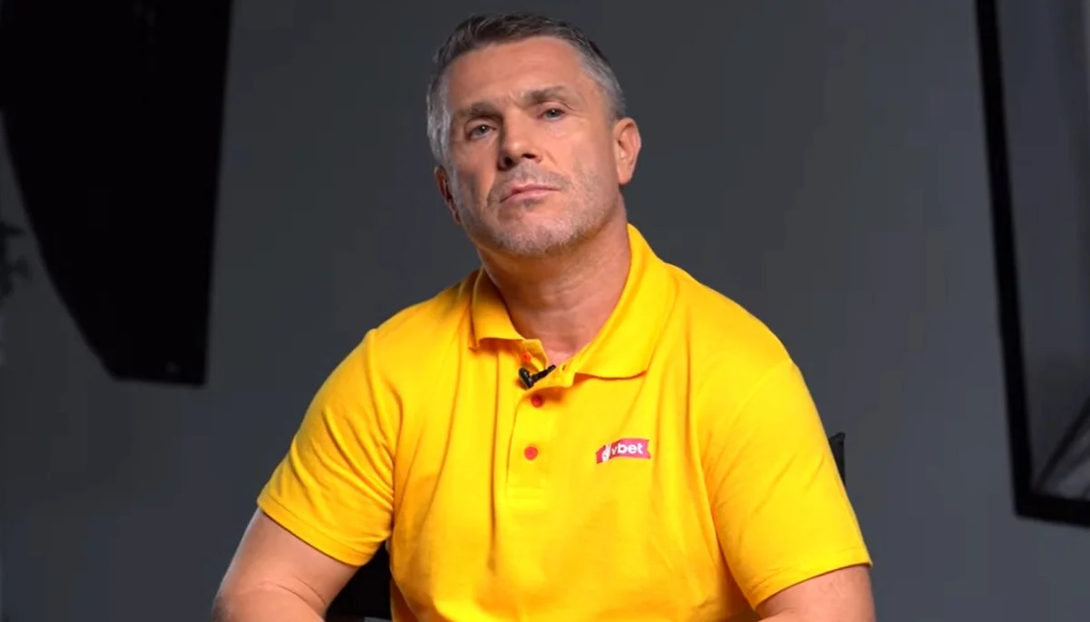 Сергій Ребров / Стоп-кадр з інтерв'ю