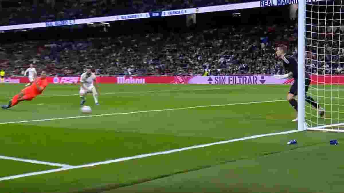 Лунін проти Яремчука у відеоогляді матчу Реал – Валенсія – 5:1