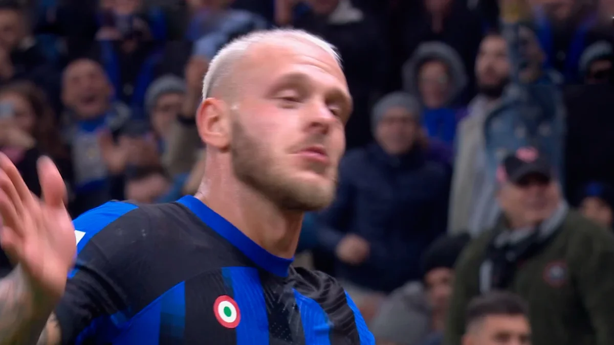 Федеріко Дімарко святкує шедевр / Стоп-кадр з трансляції