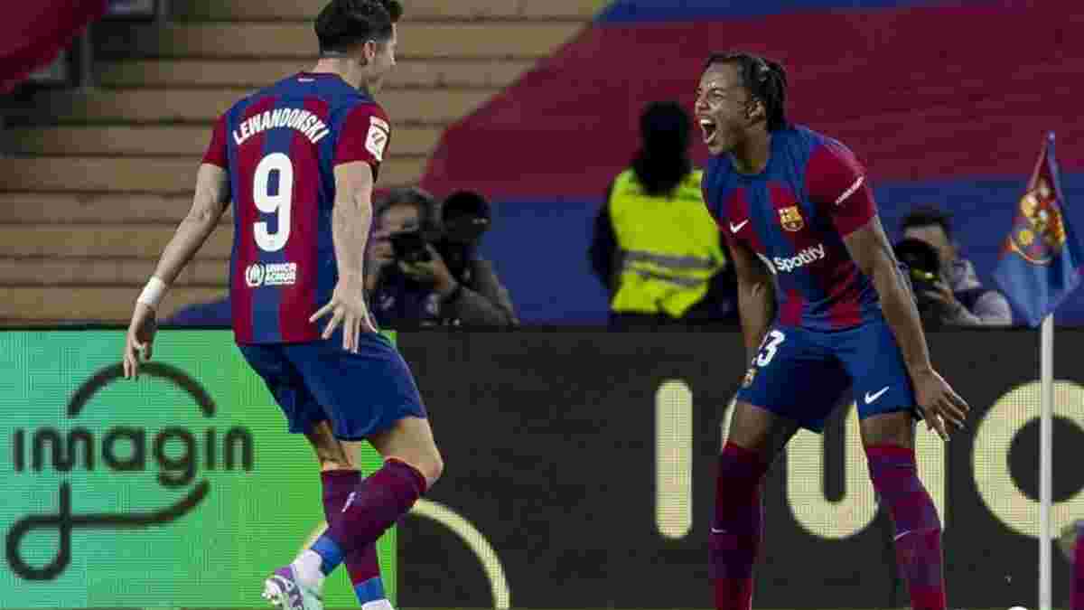 Барселона, пропустив на 18 секунде, одержала тяжелую победу – Левандовски впервые за два месяца забил в Ла Лиге