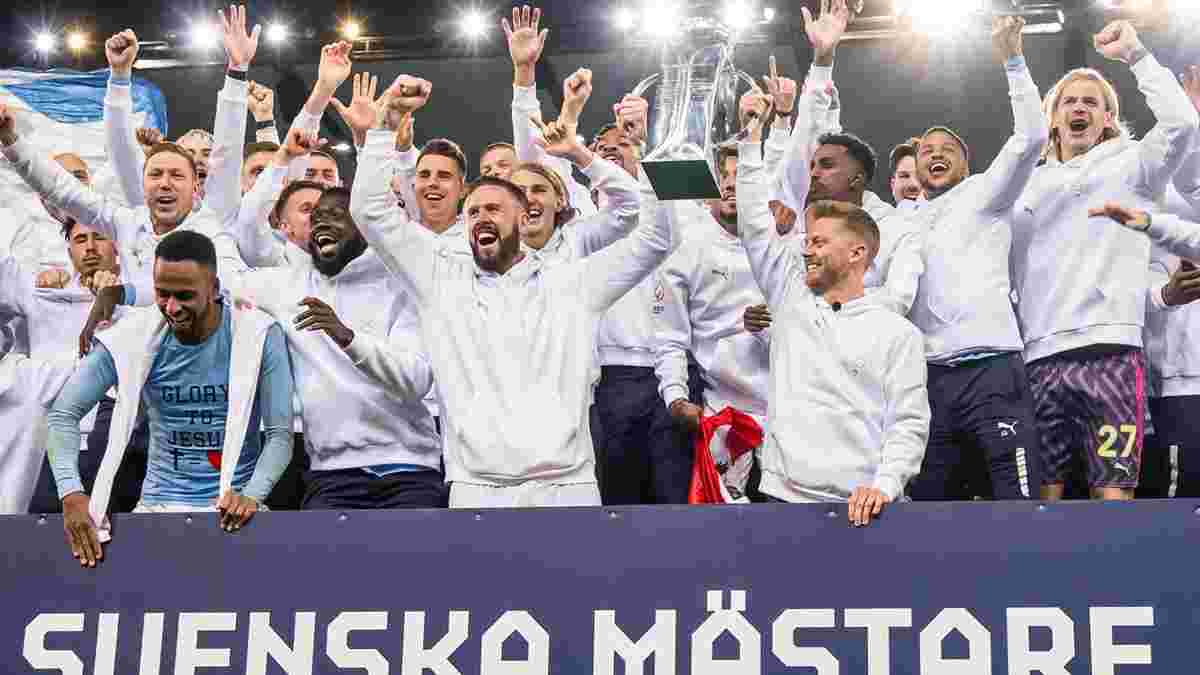 Мальме став чемпіоном Швеції, обійшовши конкурента за додатковими показниками – титульний матч двічі зривали фанати