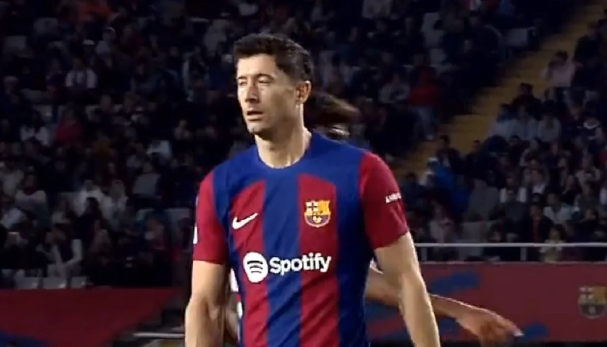 Роберт Лєвандовскі / Скрін з трансляції