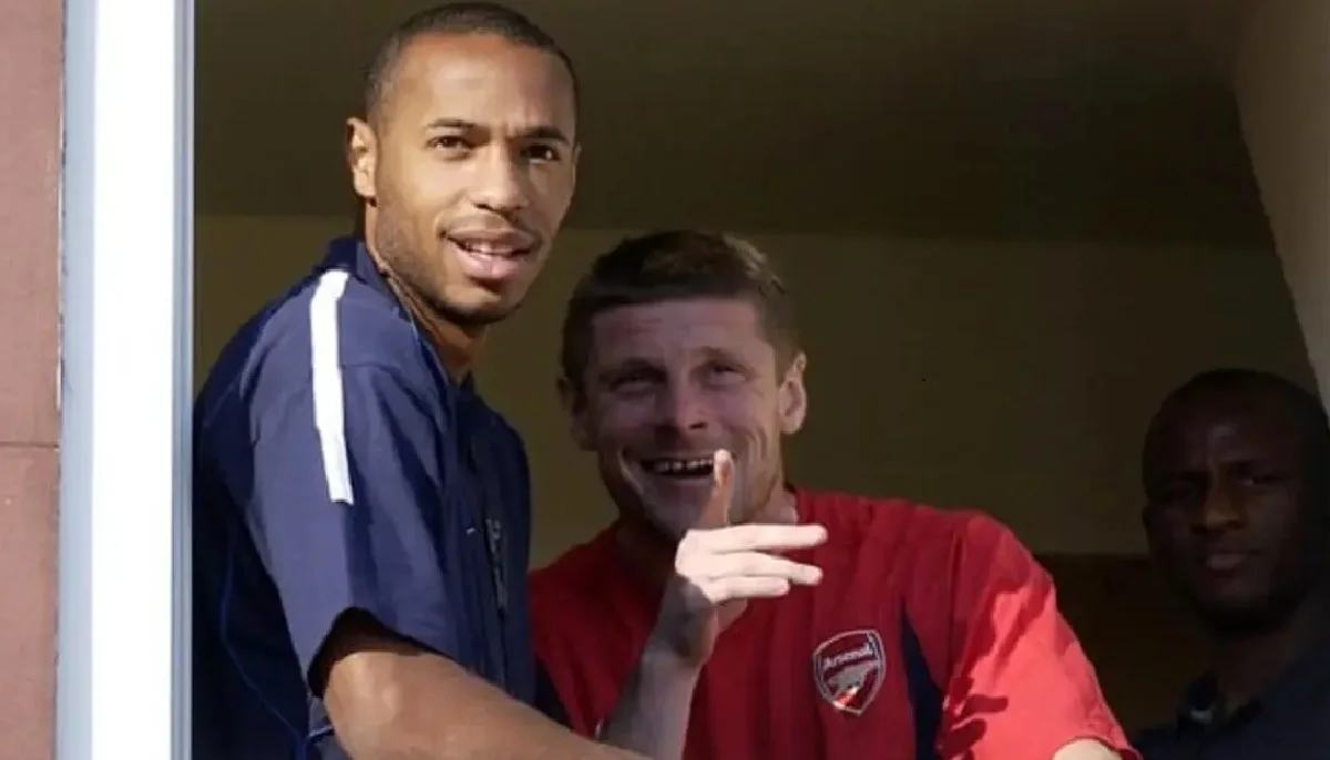 Тьєррі Анрі та Олег Лужний / Фото з відкритих джерел