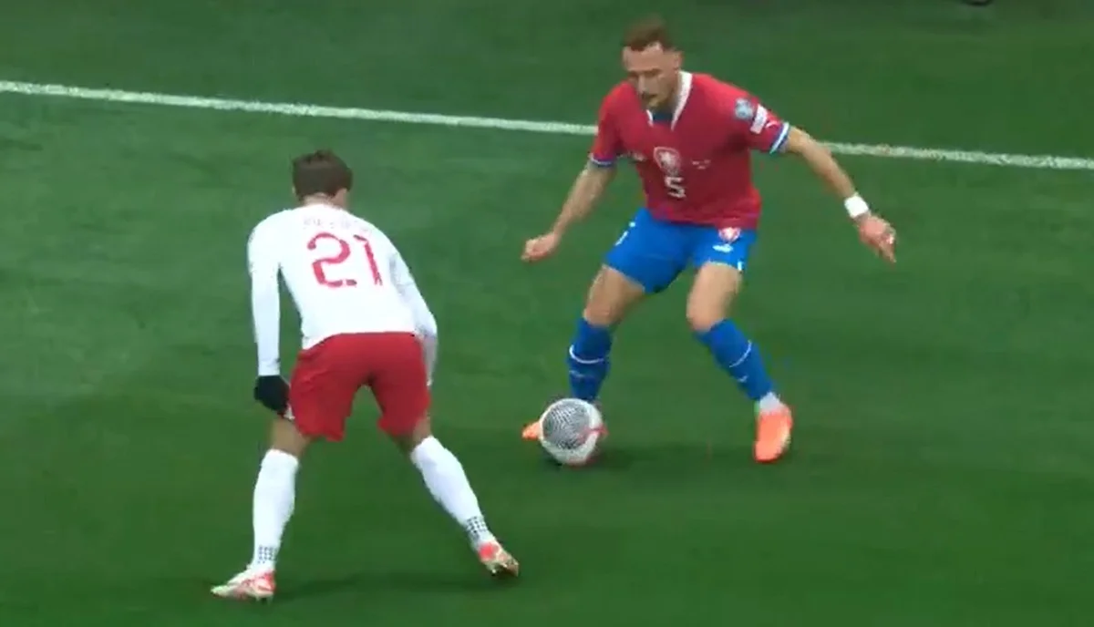 Польша – Чехия – 1:1 / Стоп-кадр из трансляции