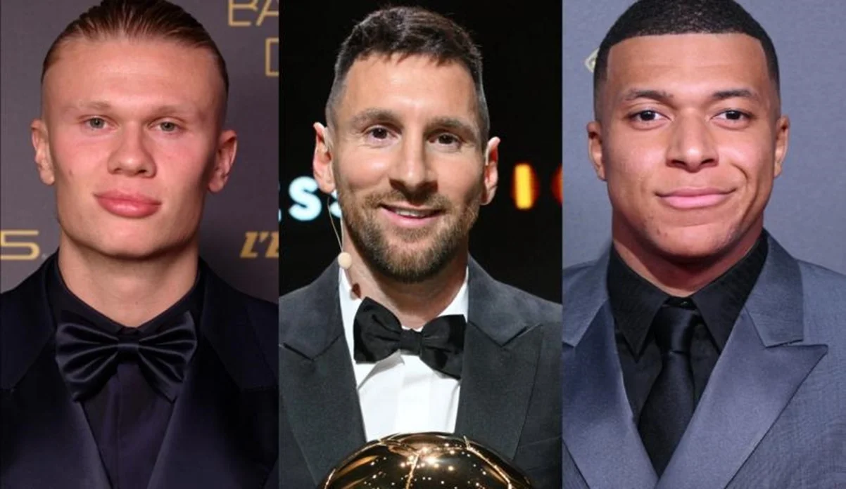 Холланд, Месси и Мбаппе / фото: E. Garnier/L'Équipe