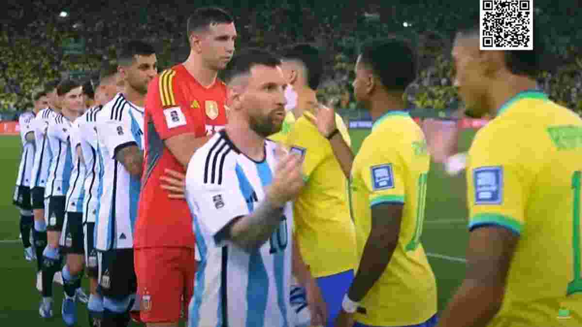 Аргентина зі скандалом завдала Бразилії історичної поразки у відборі ЧС – Мессі забирав команду з поля