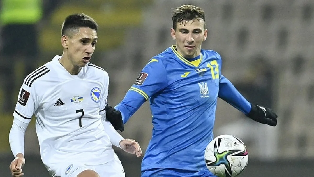 Україна – Боснія і Герцеговина / Фото П. Кубанова