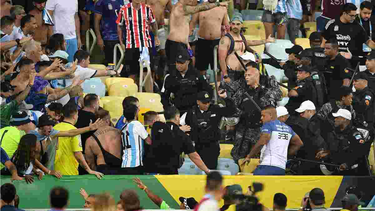 Бразилії загрожує зняття очок через хаос на матчі з Аргентиною
