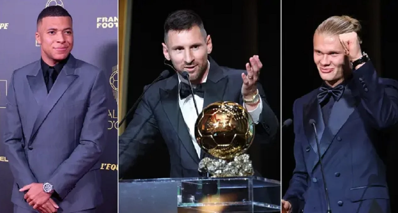 Мбаппе, Месси и Холанд / Коллаж France Football