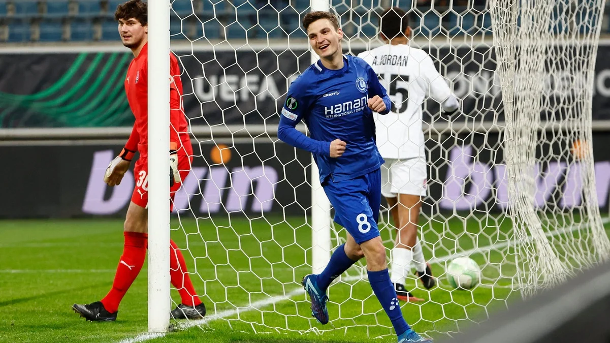 Гент – Заря – 4:1 – видео голов и обзор матча