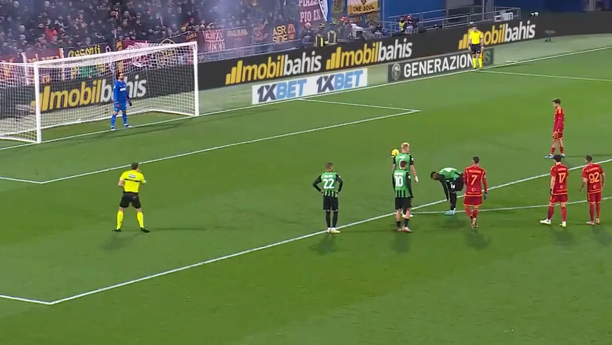 Сассуоло – Рома – 1:2 / Стоп-кадр з трансляції