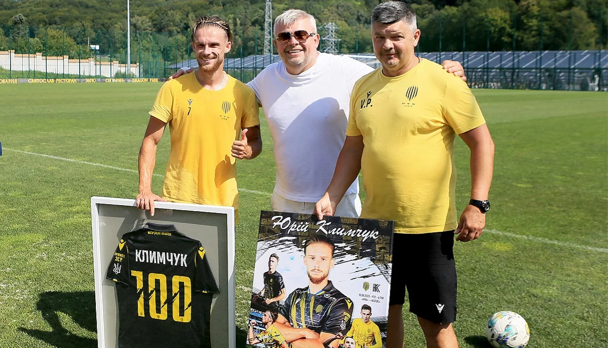 Юрий Климчук (слева) / ФК Рух