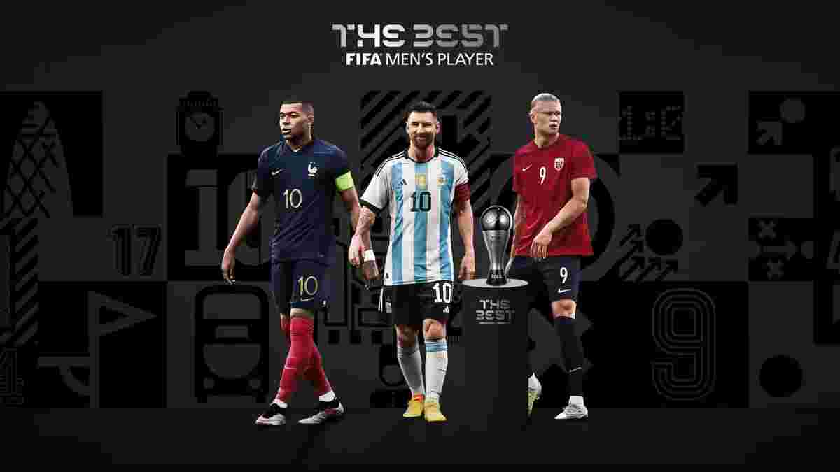 ФІФА оголосила трьох фіналістів премії The Best-2023