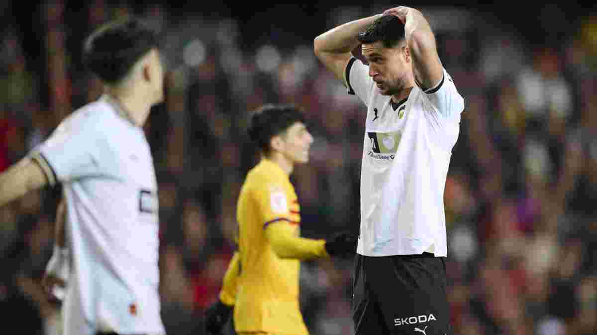 Валенсія втримала сенсаційну нічию з Барселоною – Яремчук зіграв 61 хвилину, ставши найгострішим у атаці "кажанів"