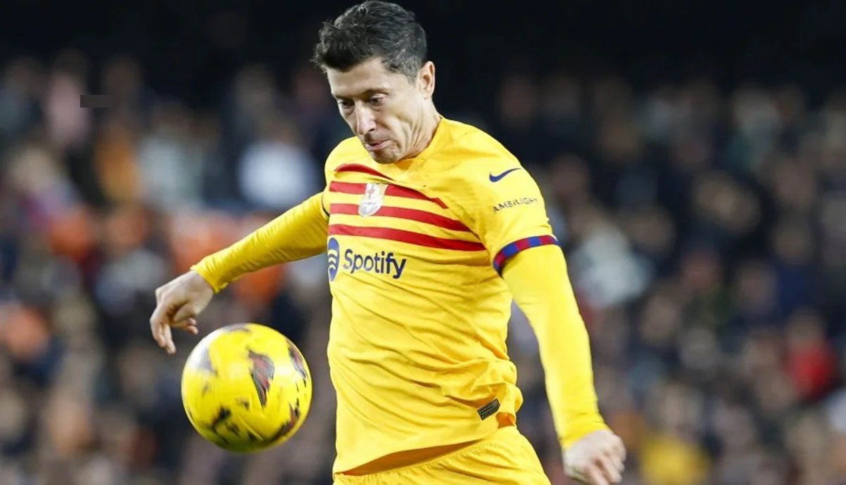 Роберт Лєвандовскі / фото: офіційний сайт Ла Ліги