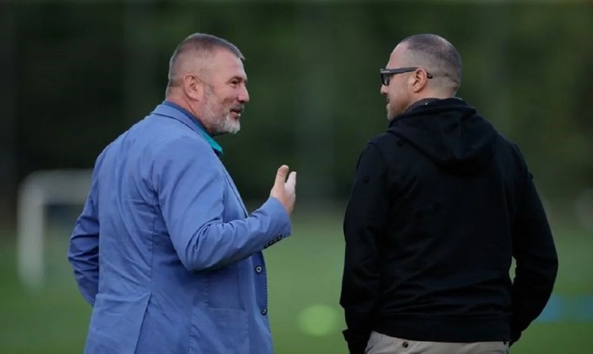 Береза та Йовічевіч / Сайт СК Дніпро-1