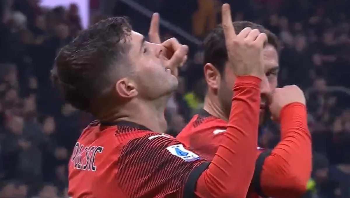 Милан – Сассуоло – 1:0 / Стоп-кадр из видео