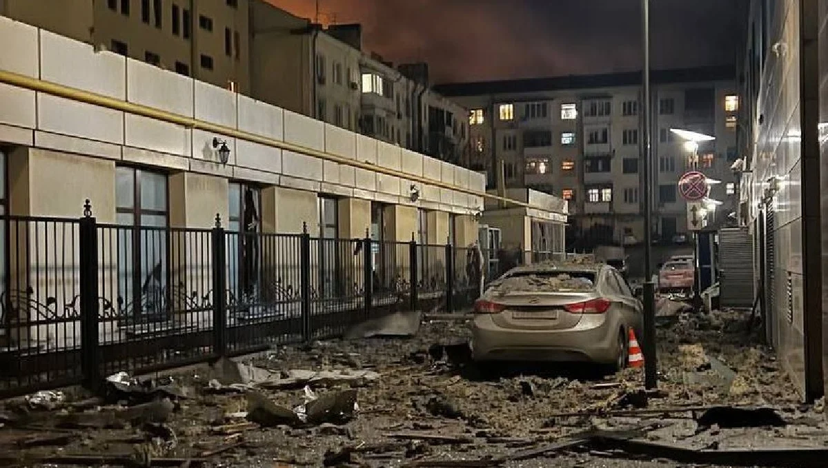 Наслідки обстрілу окупованого Донецька у ніч на 1 січня 2024 року / Фото з соцмереж