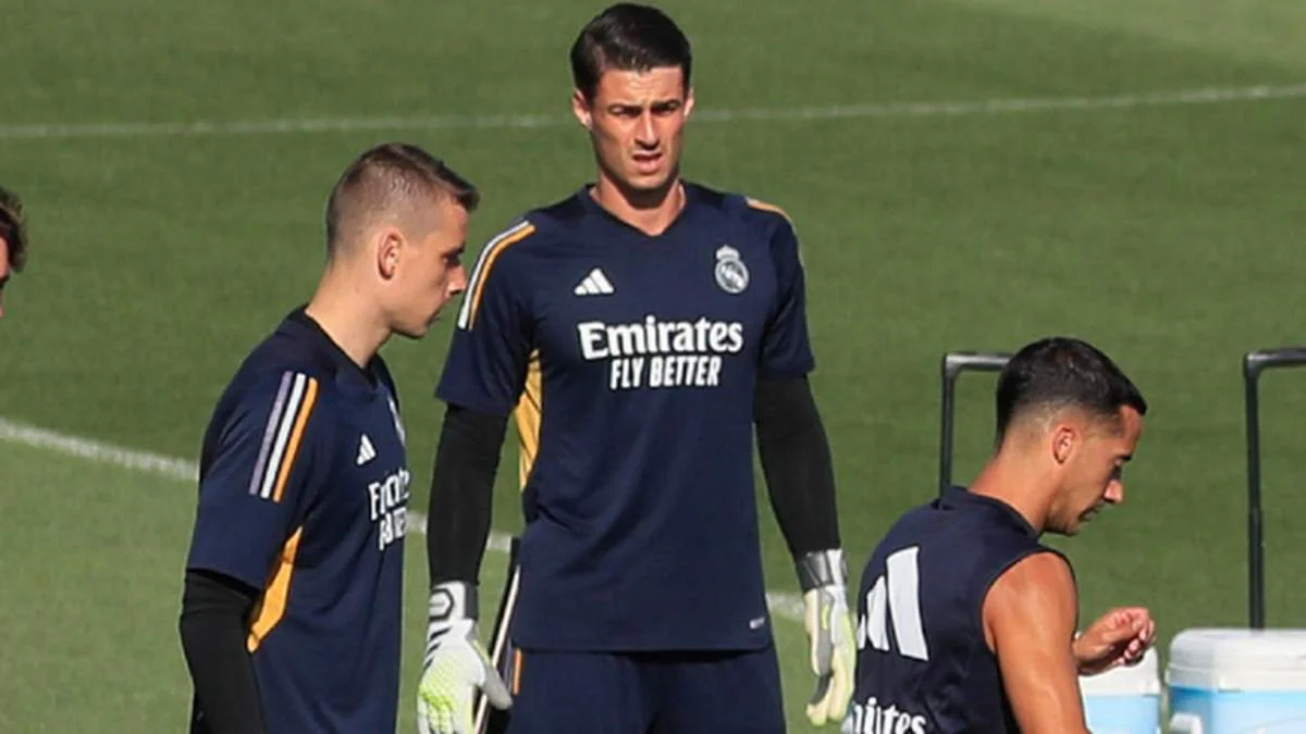 Лунін та Кепа / Фото EFE (Fernando Alvarado)