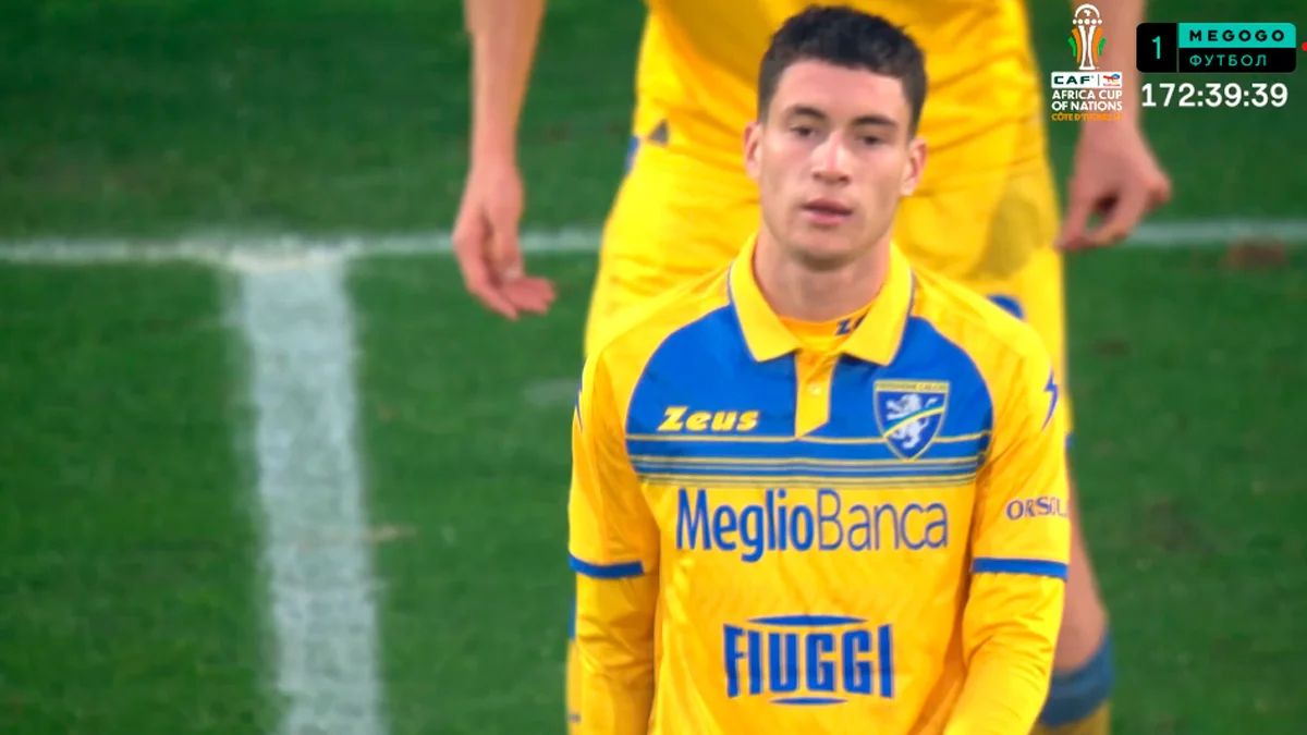 Матіас Суле – антигерой Фрозіноне у матчі з Монцою / скріншот з MEGOGO