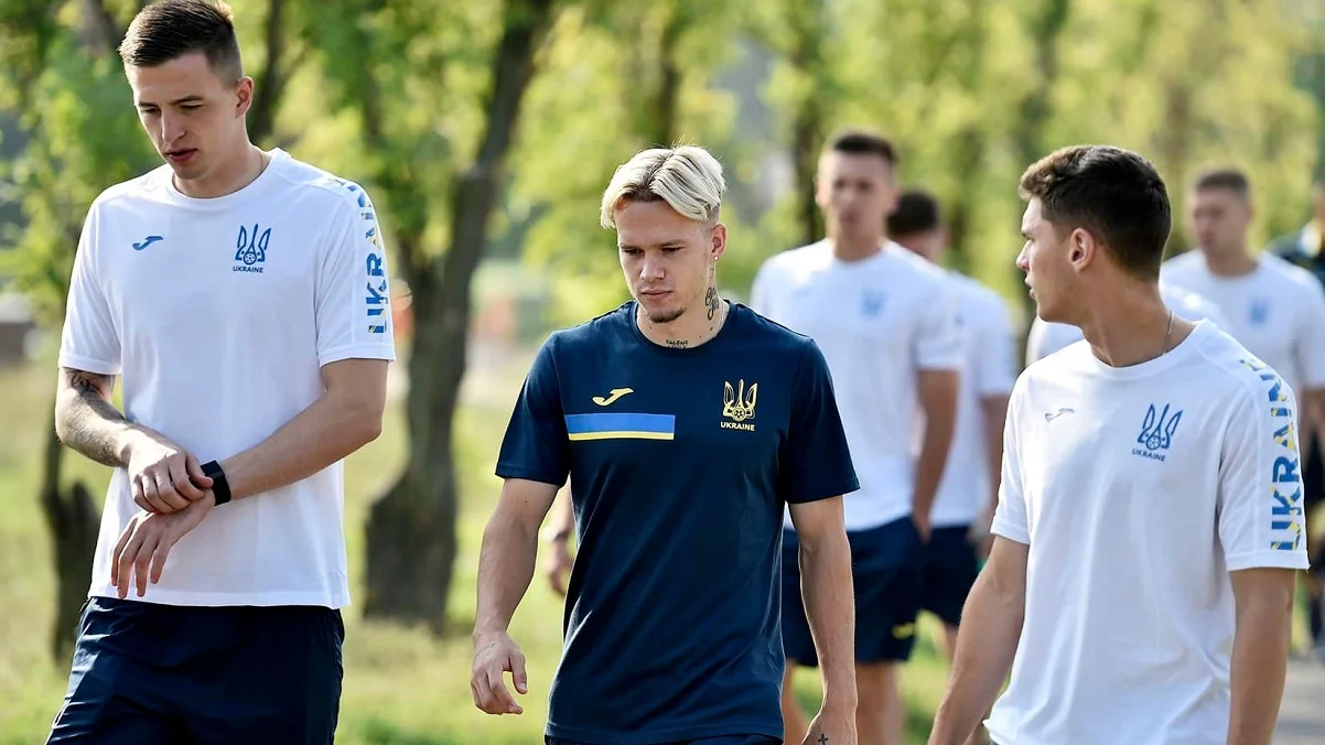 Трубін, Мудрик, Судаков / фото: УАФ