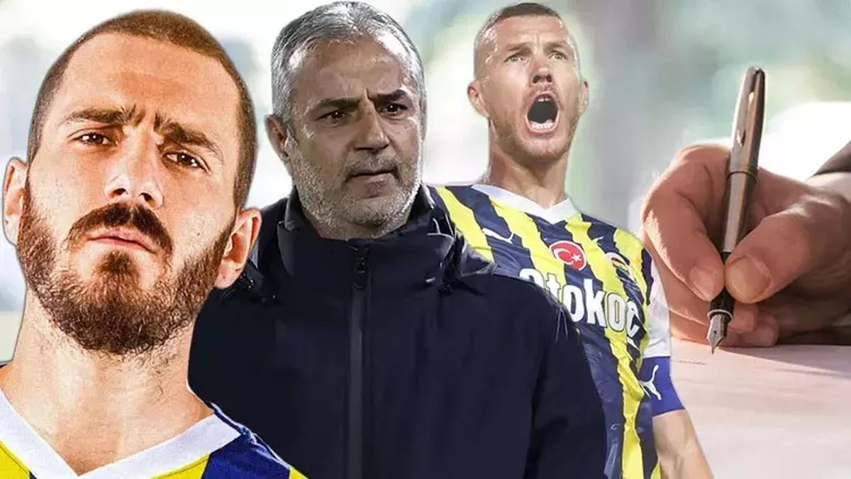 Леонардо Бонуччі, Едін Джеко та їхній агент / hurriyet.com.tr