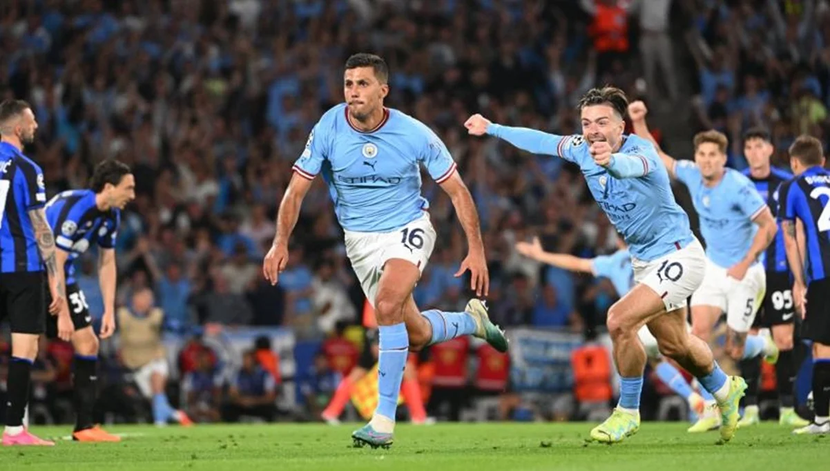 Родрі та Гріліш / фото: F. Faugère/L'Équipe