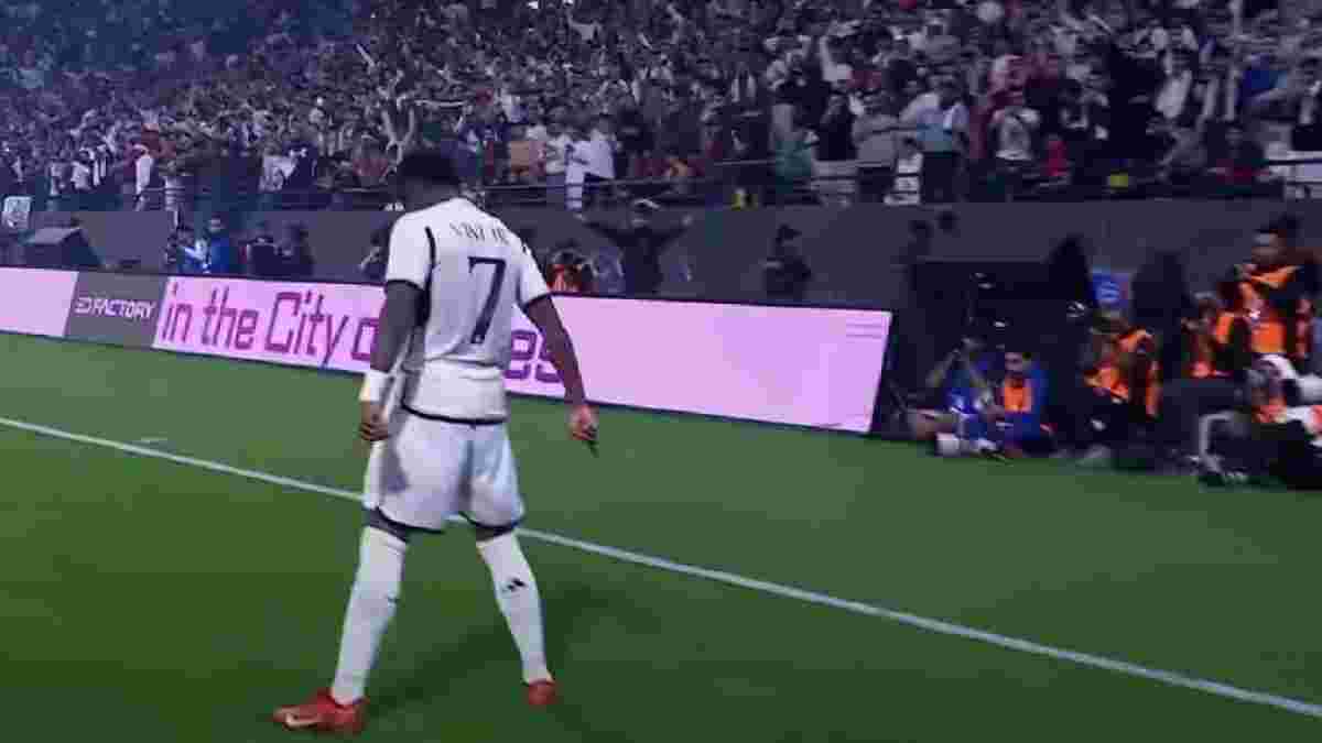 Хет-трик Винисиуса и сейвы Лунина в видеообзоре матча за Суперкубок Испании Реал – Барселона – 4:1