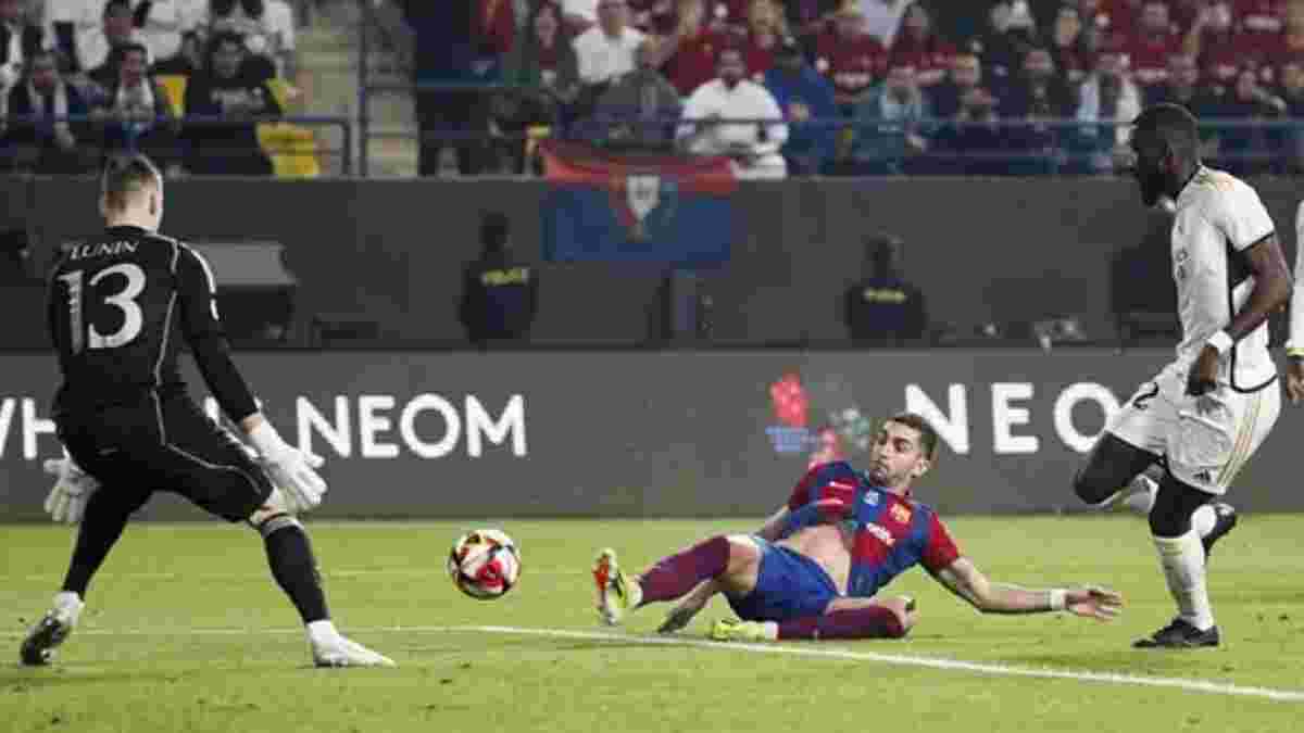 Лидер Реала расхвалил Лунина за перформанс в битве за Суперкубок Испании против Барселоны