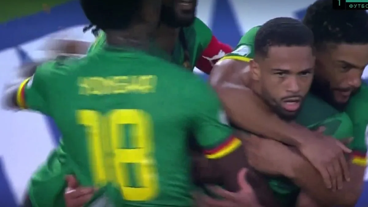 Радість гравців збірної Камеруну / скріншот