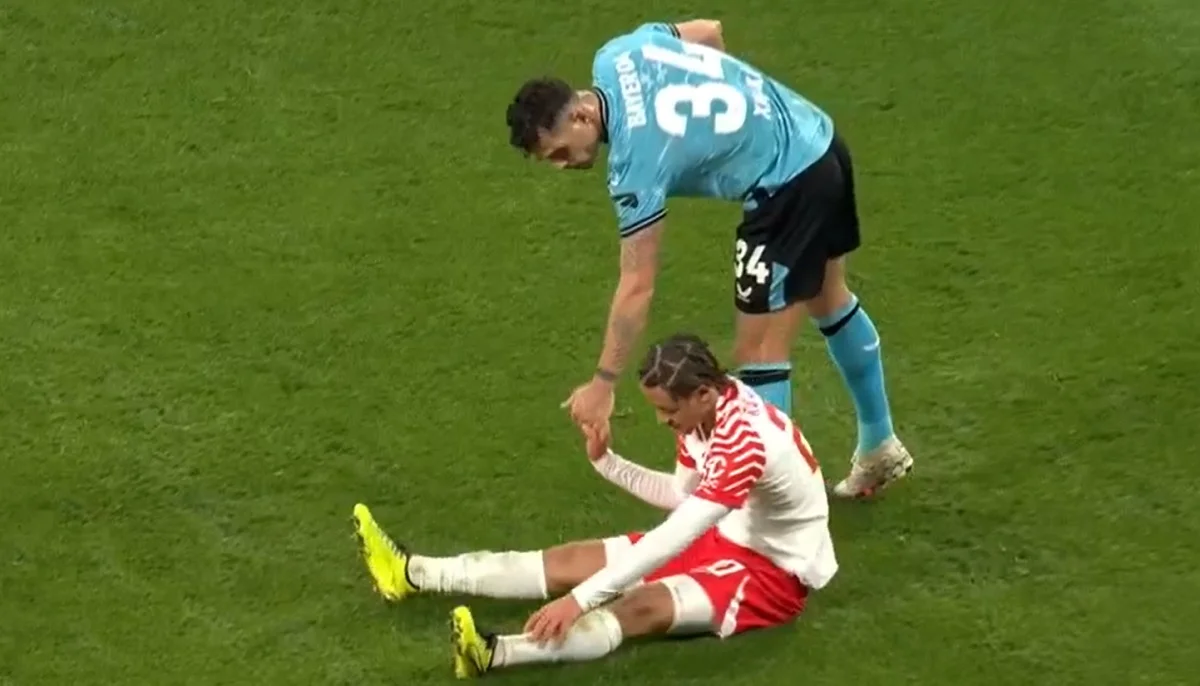 РБ Лейпциг – Байер – 2:3 / Стоп-кадр из видео