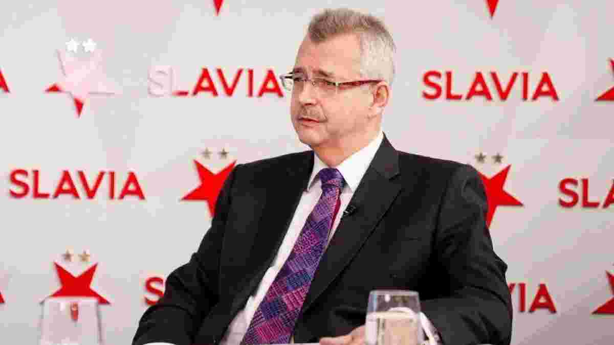 "Наш клуб чётко знает, на чьей он стороне": директор Славии прокомментировал скандал со Слованом – он усыновил украинца