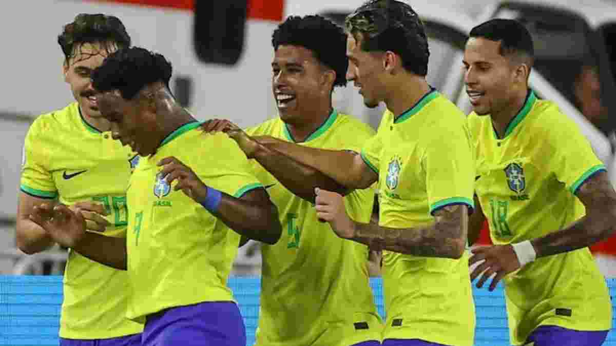 Новачок Реала черговим голом приніс Бразилії перемогу у відборі до Олімпіади-2024