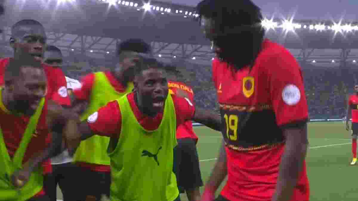 Ангола на 17 хвилині залишилася в меншості, але зламала матч, розгромила Намібію та стала першим чвертьфіналістом КАН