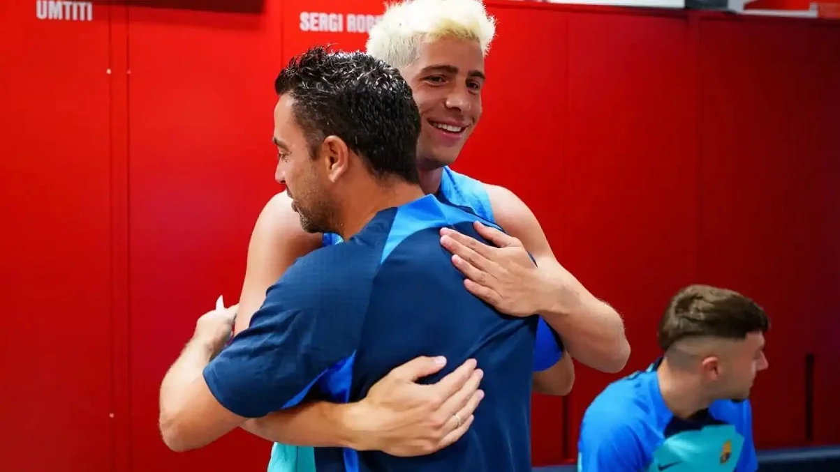 Роберто и Хави / Сайт Барселоны