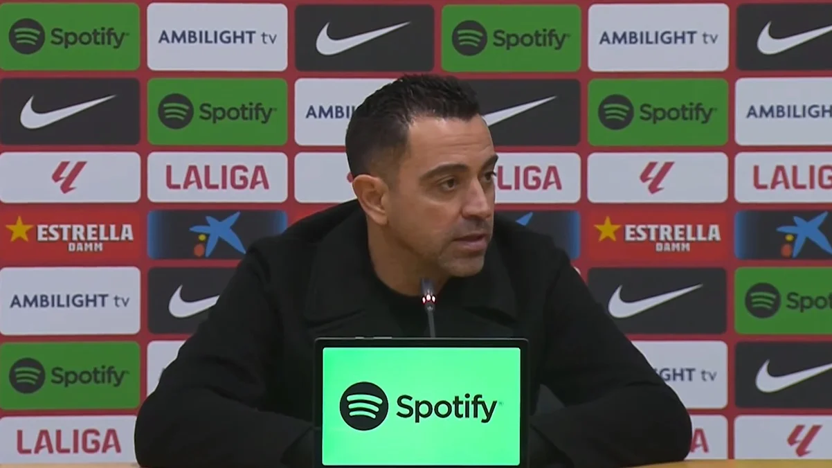 Хави /скриншот с пресс-конференции