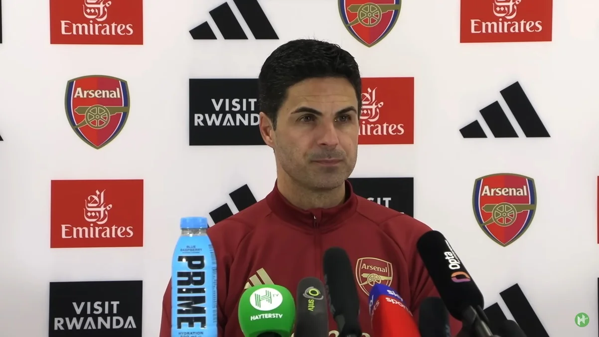 Мікель Артета / скріншот з прес-конференції