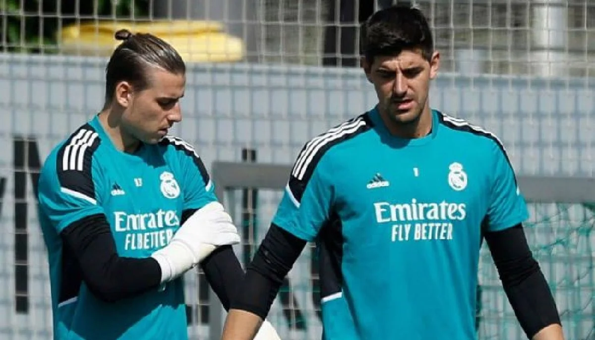 Андрій Лунін і Тібо Куртуа / ФК Реал