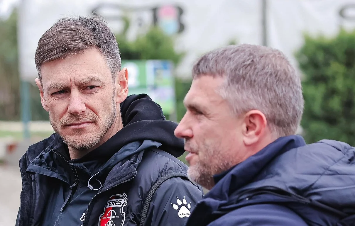 Олег Шандрук і Сергій Ребров /Прес-служба Вереса