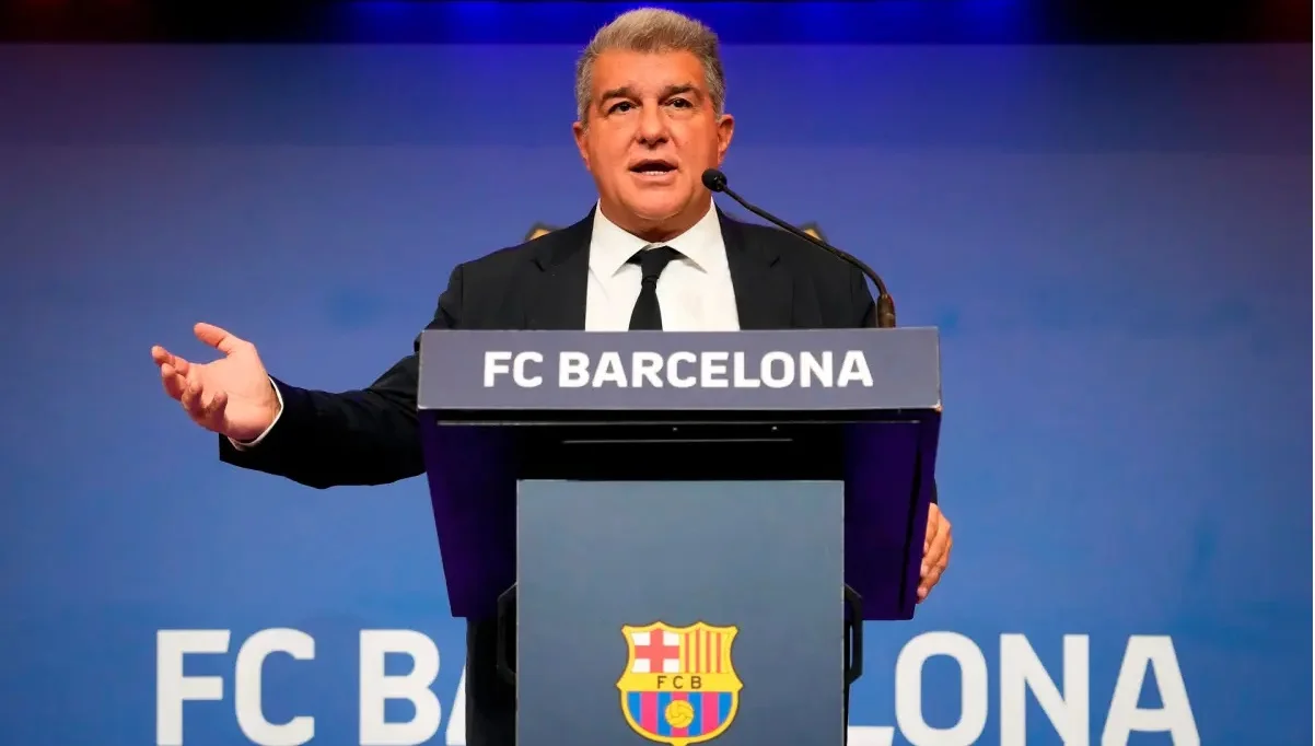 Жоан Лапорта / фото: EFE/Enric Fontcuberta