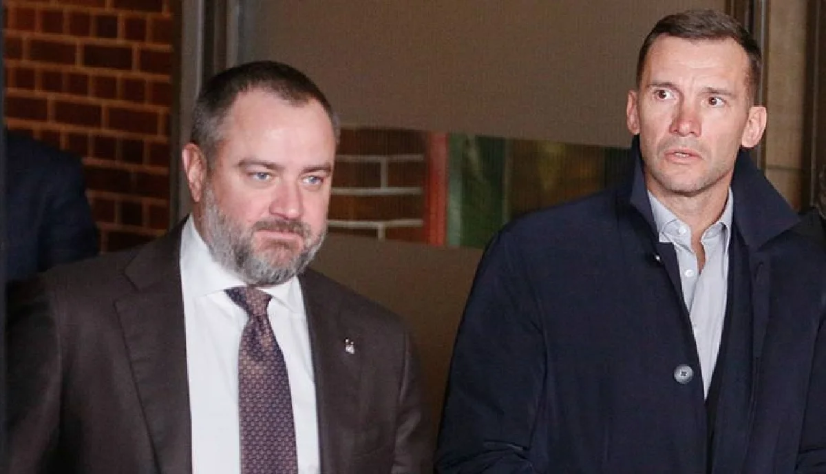 Андрій Павелко і Андрій Шевченко / Фото з відкритих джерел