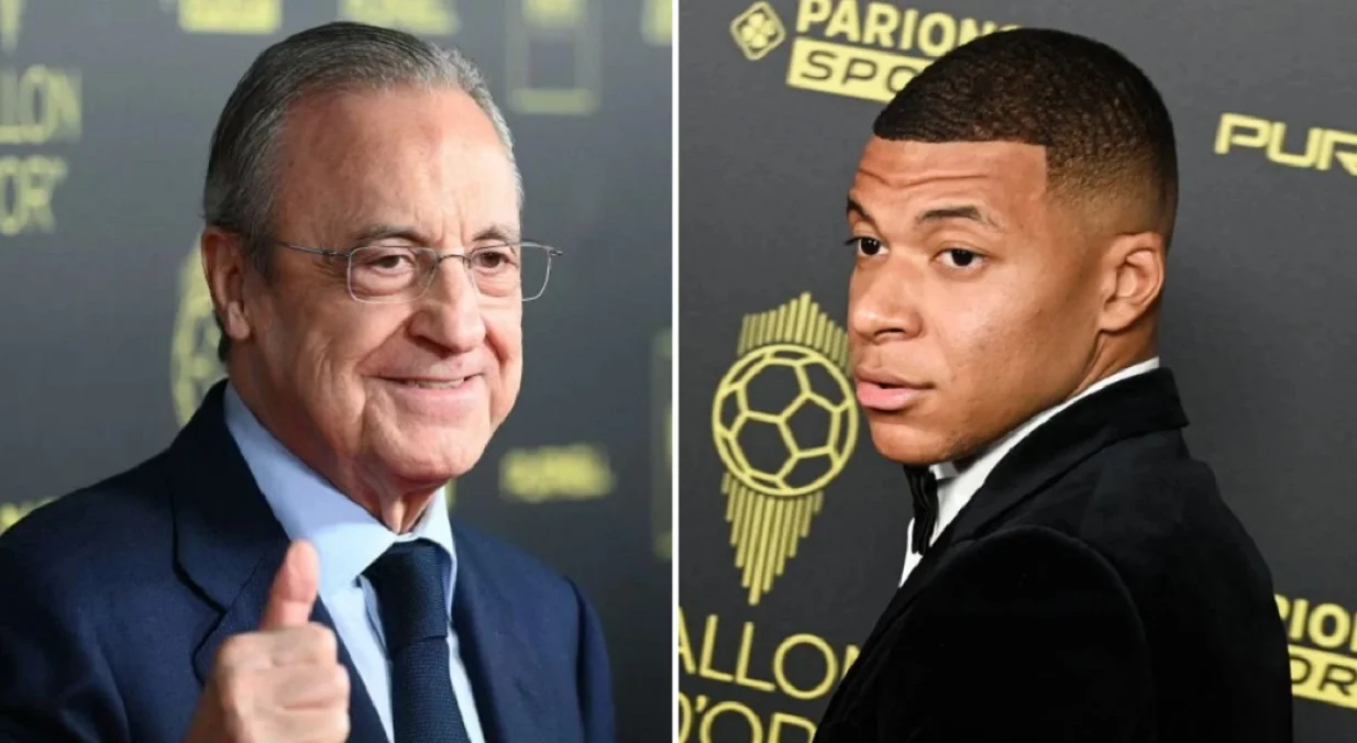 Перес і Мбаппе / Колаж