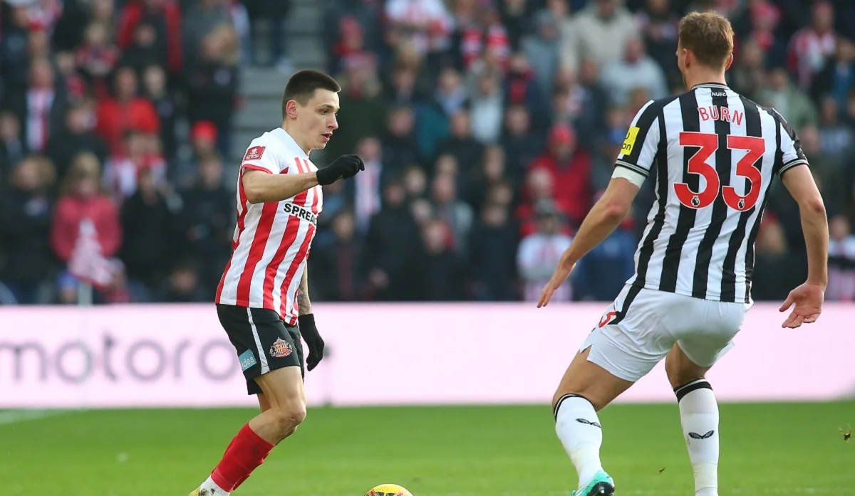Назарій Русин забив гол у матчі Мідлсбро – Сандерленд 04 02 2024 / Getty Images