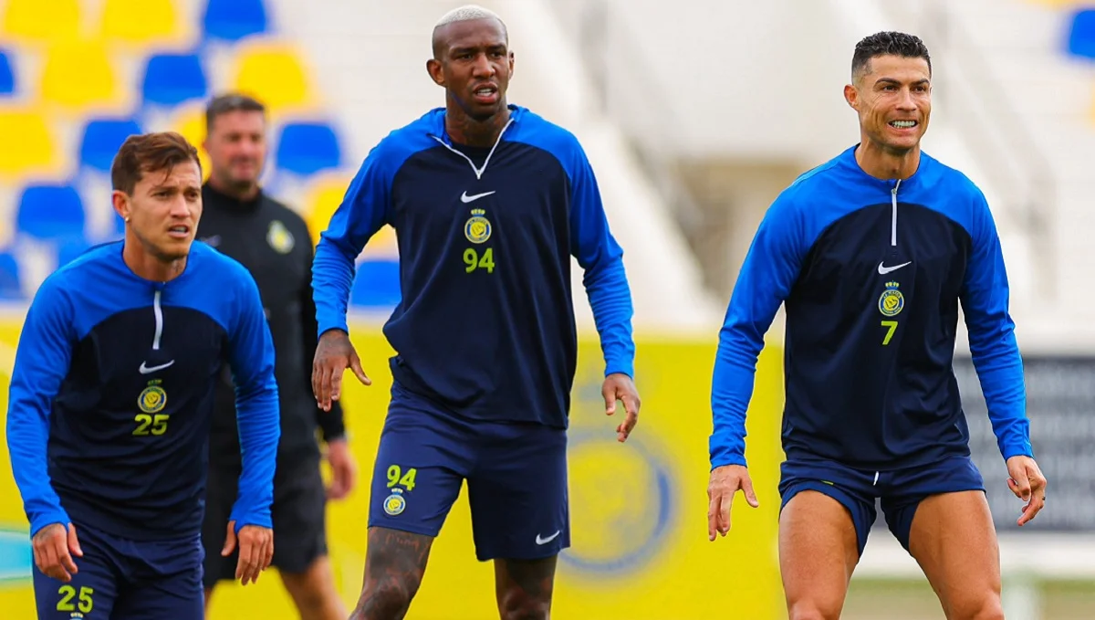 Криштиану Роналду с партнерами / Аль-Наср